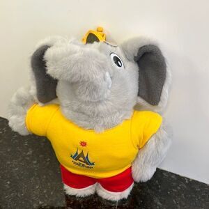 1998 13th Asian Olympic Games Bangkok THAILAND 11” Plush ELEPHANT